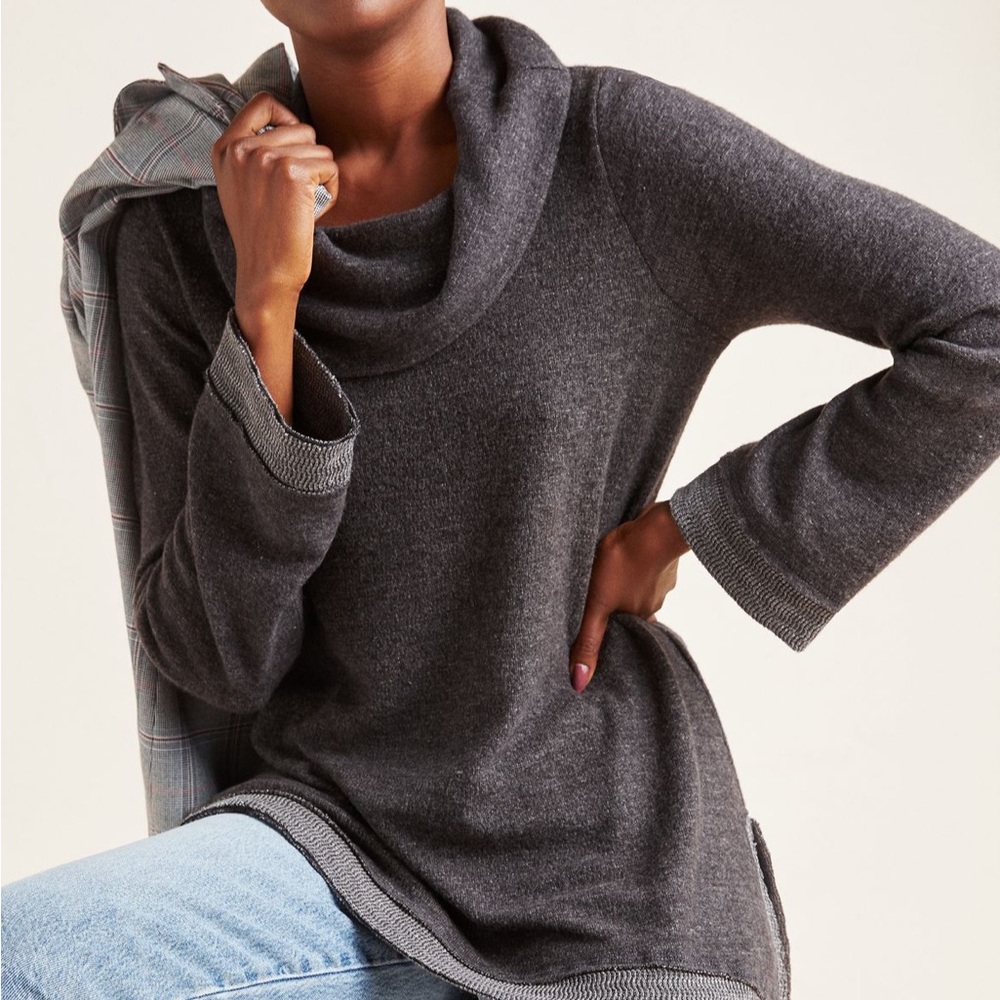 Anthropologie Maeve Risa Hacci Tunic Sweater